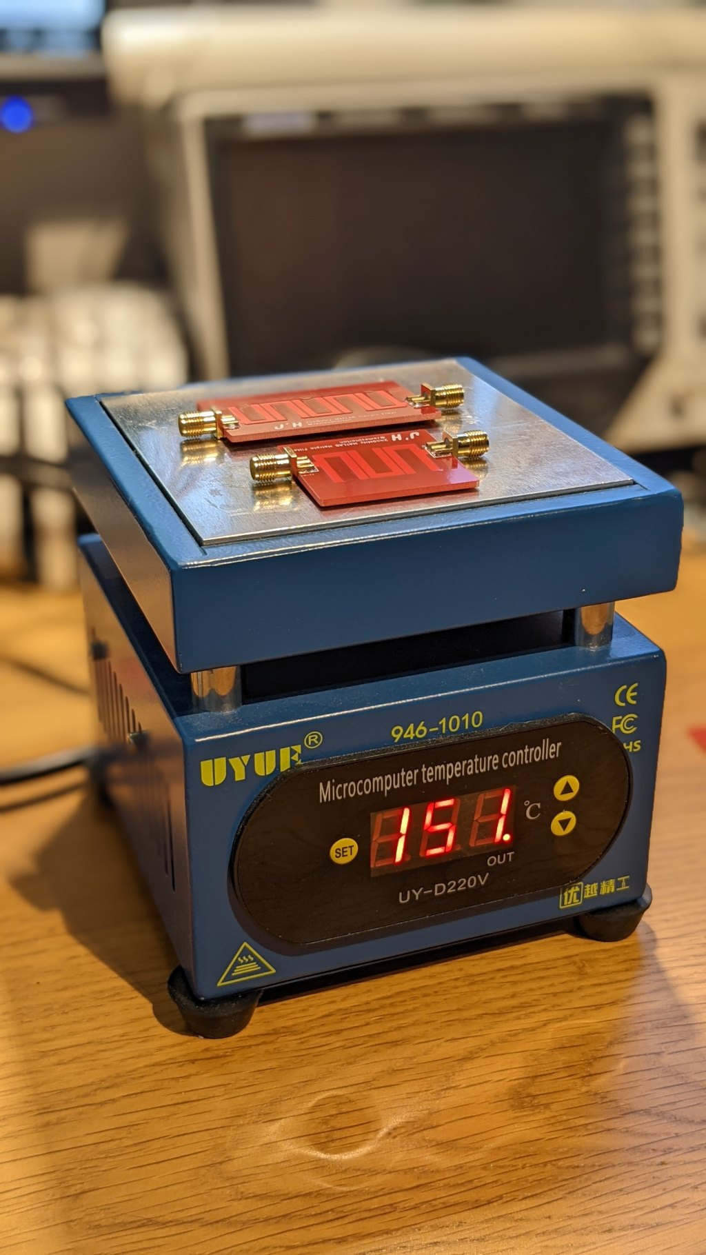 Soldering the SMA Connectors