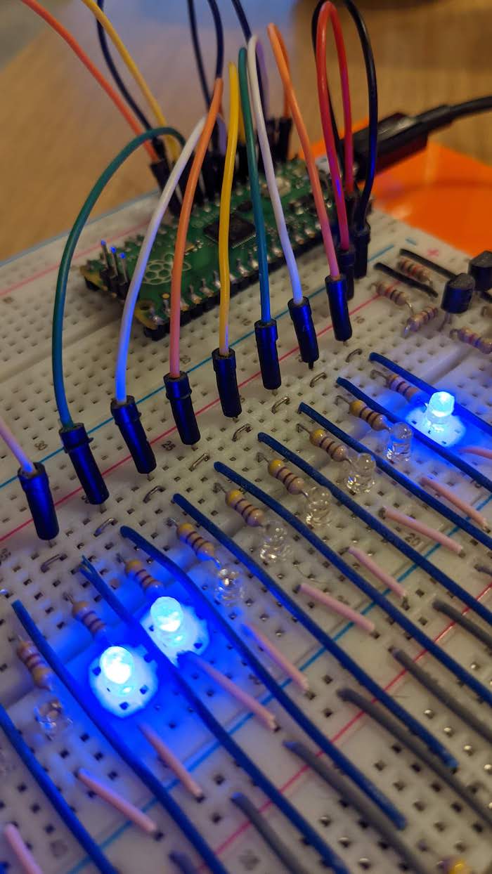 Pico on a Breadboard